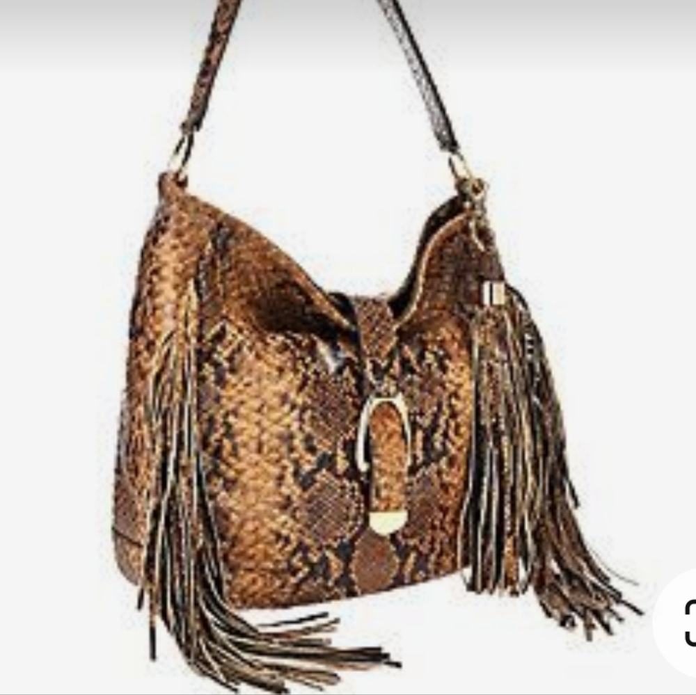 G.I.L.I. Exotic Snakeskin Hobo EUC